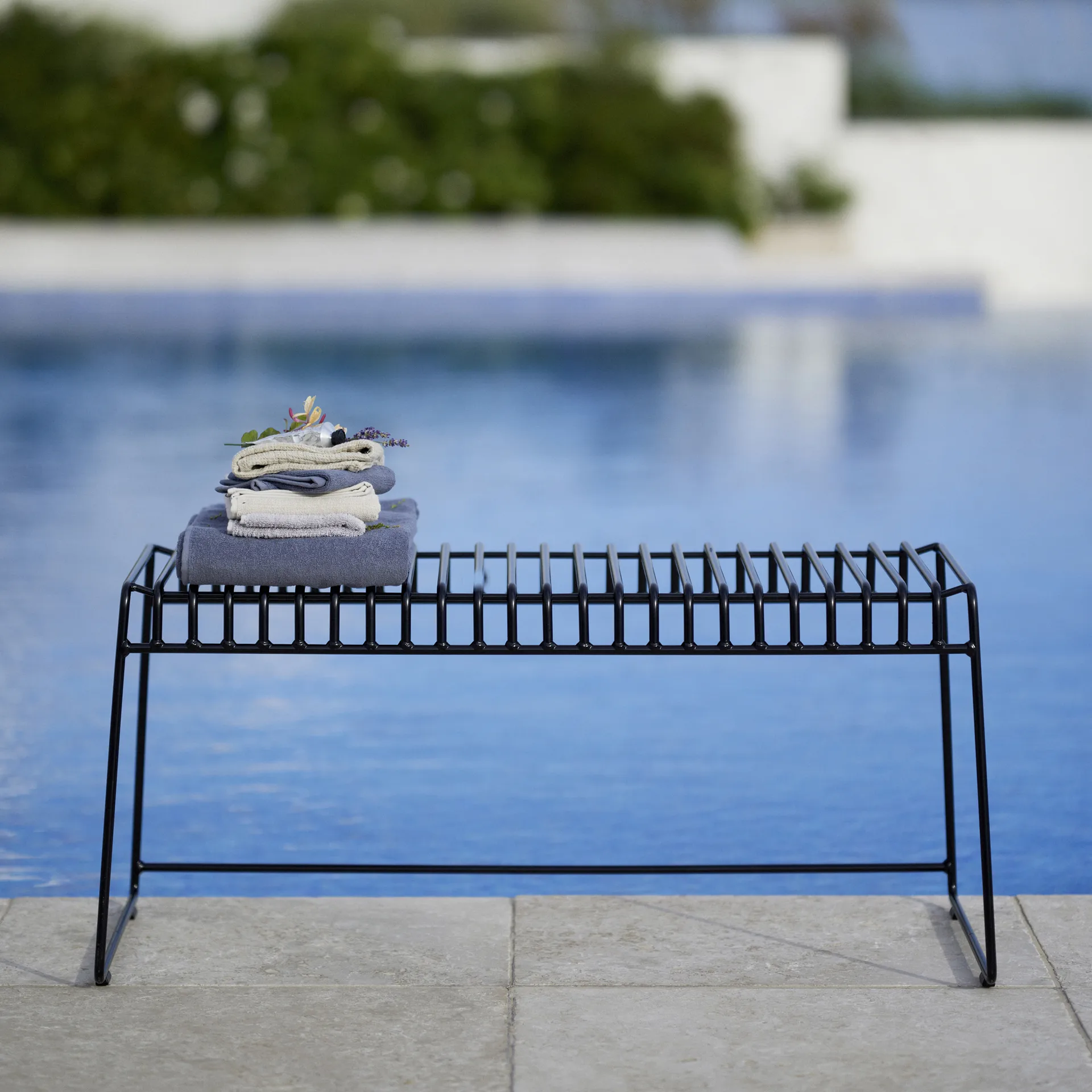 Resö bench, Charcoal grey Skargaarden