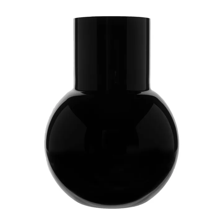 Pallo vase - Black 20 cm - Skrufs Glasbruk