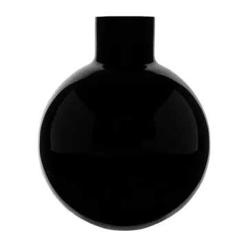 Pallo vase - Black 31 cm - Skrufs Glasbruk