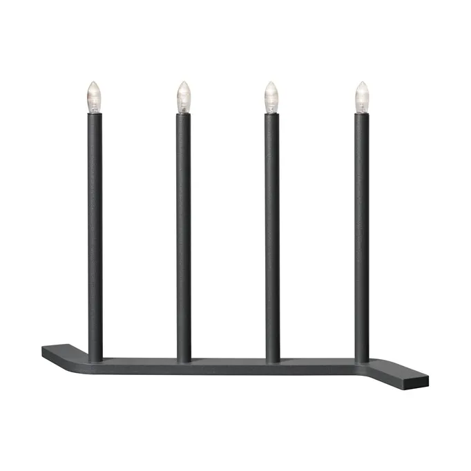 Advent RE Advent candle holder - Gray-4 lights - SMD Design