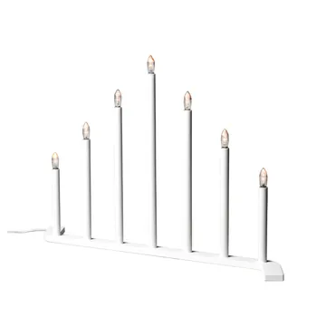Advent RE Advent candle holder - White, 7 lights - SMD Design