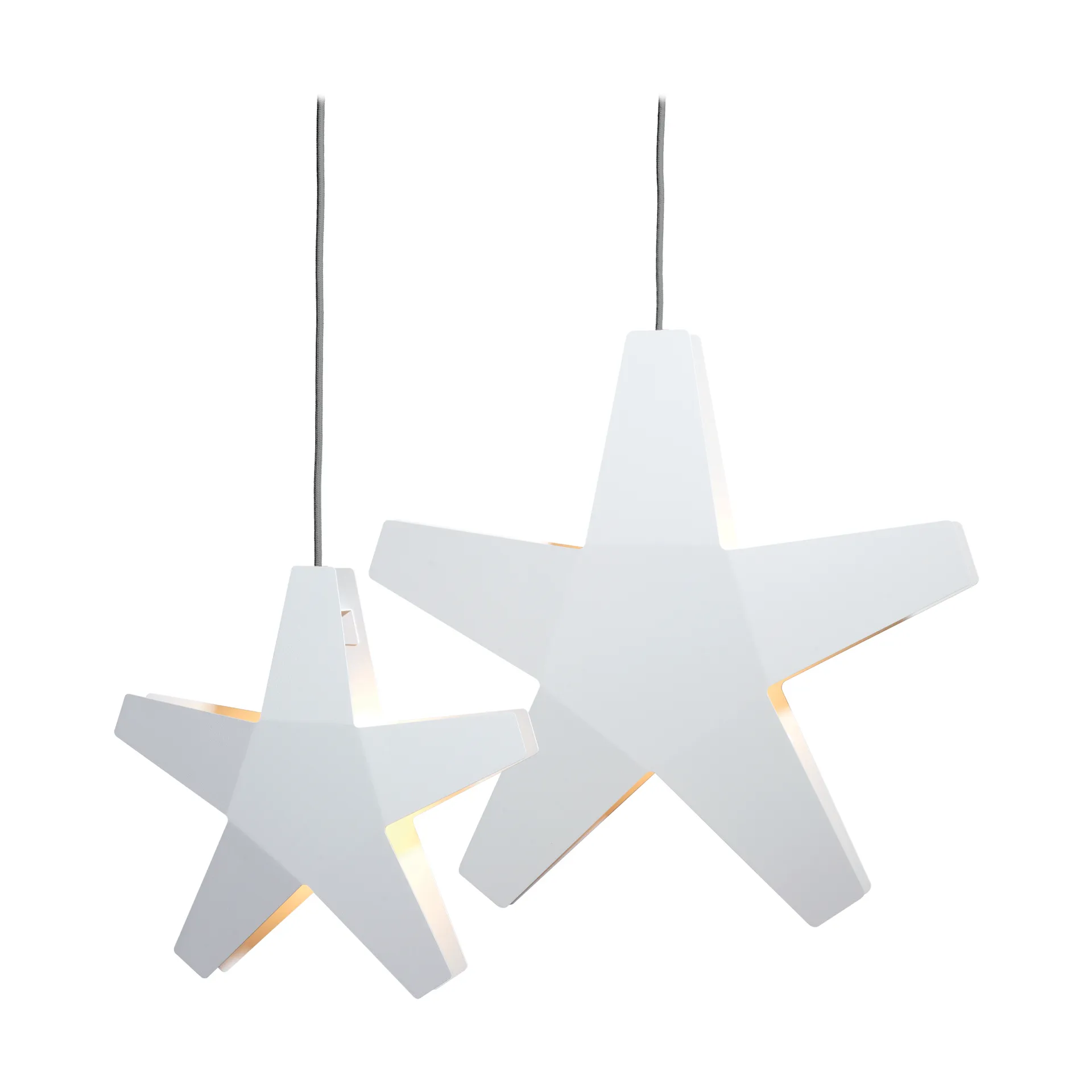 Advent Stjärna Advent star, White-grey cord, 40 cm SMD Design