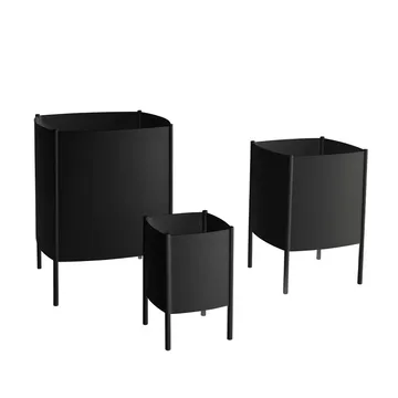 Convex Pot pot - Black, small Ø23 cm - SMD Design