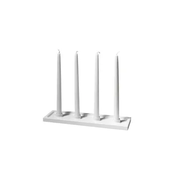 Crater advent candleholder - White, 4 lights - SMD Design