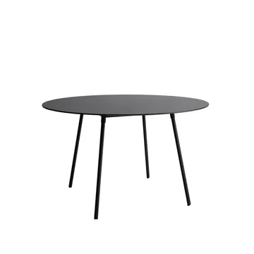 Ella dining table round - Dark grey - SMD Design