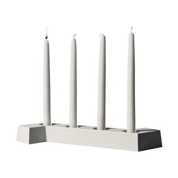 SMD advent candleholder - White, 4 lights - SMD Design