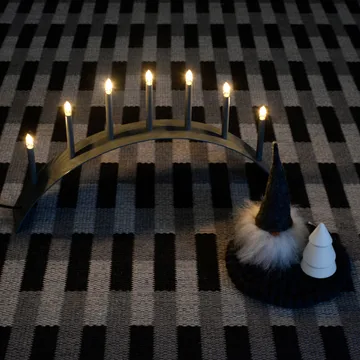 Spica Bow 7 Advent candle holder - Grey - SMD Design