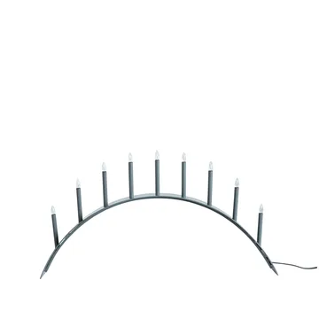 Spica Bow 9 Advent candle holder - Grey - SMD Design