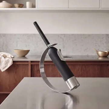Solstickan Eldklinga lighter - Black-silver - Solstickan Design