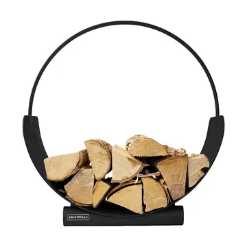 Solstickan log basket - Black - Solstickan Design