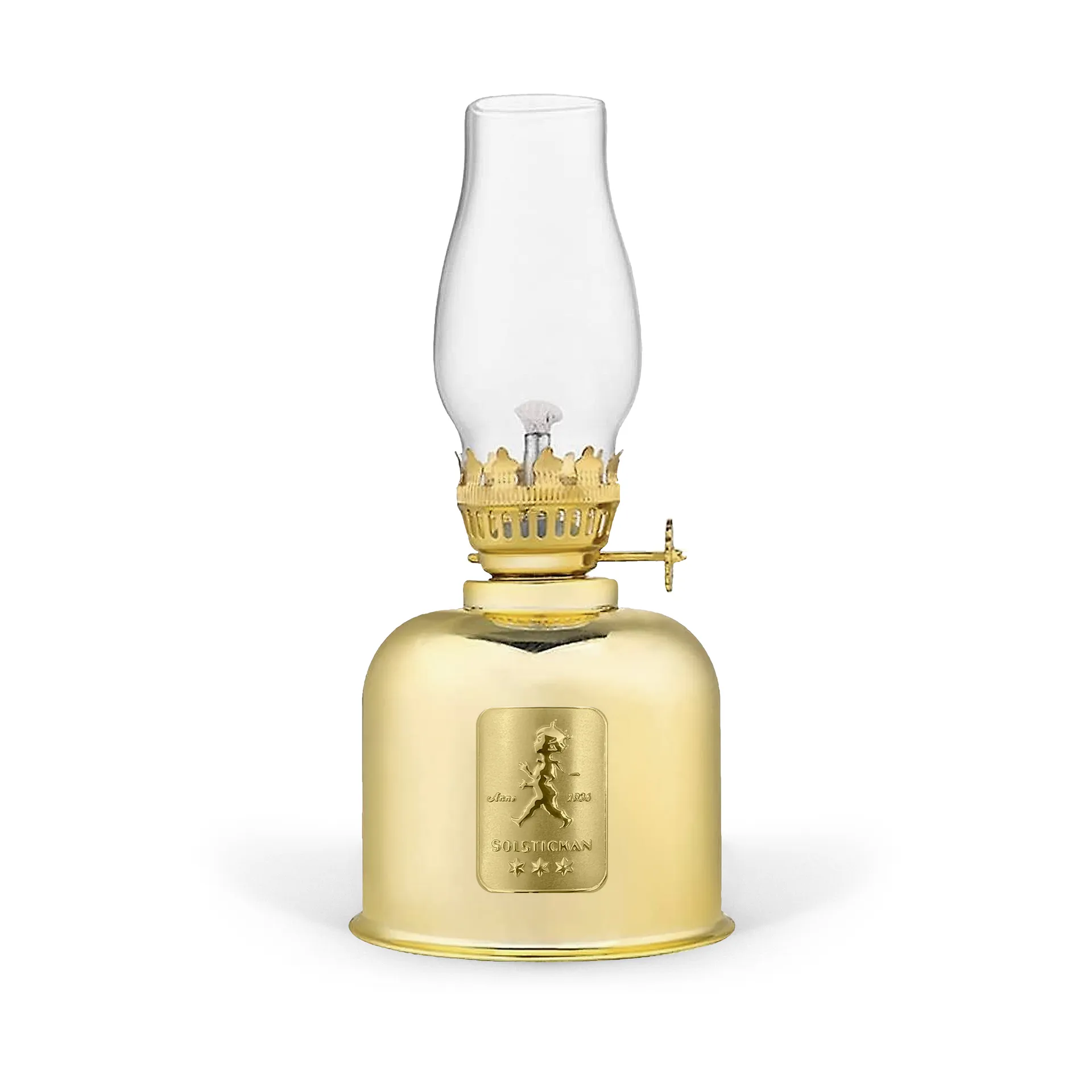Solstickan paraffin lamp, gold Solstickan Design