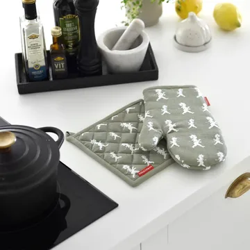 Solstickan potholder 22x22 cm - Green - Solstickan Design