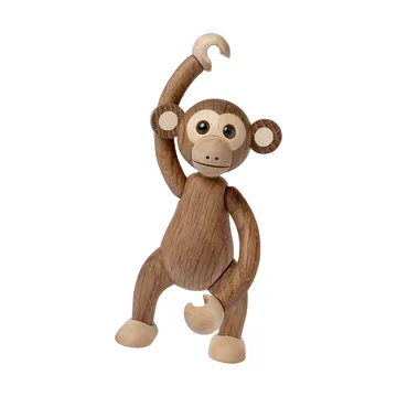 Jolly monkey decoration 11 cm - Oak - Spring Copenhagen