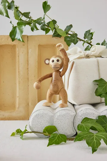 Jolly monkey decoration 11 cm - Oak - Spring Copenhagen