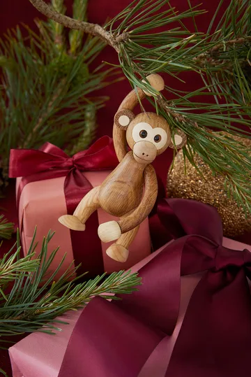 Jolly monkey decoration 11 cm - Oak - Spring Copenhagen
