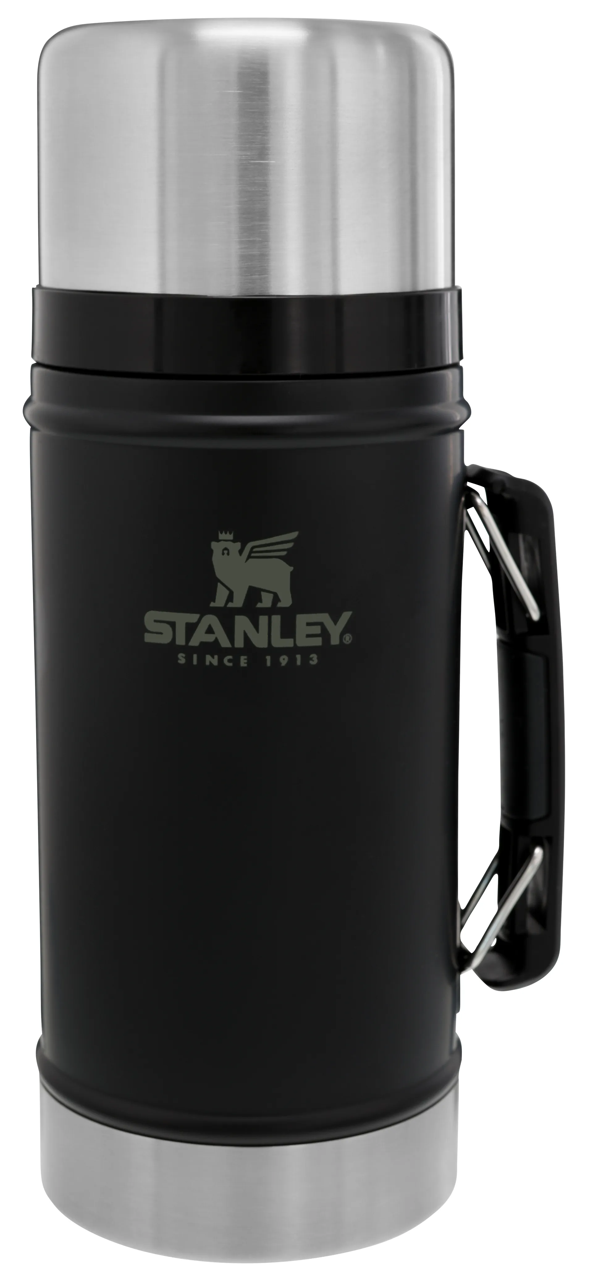 Classic food thermos 0.94 l, Matte black Stanley