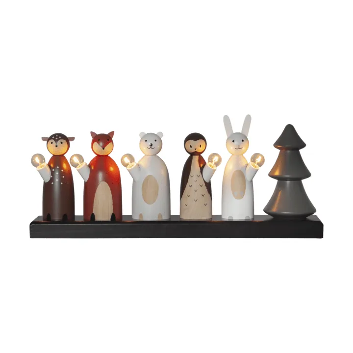Forest friends candle holder 44 cm, Multi Star Trading