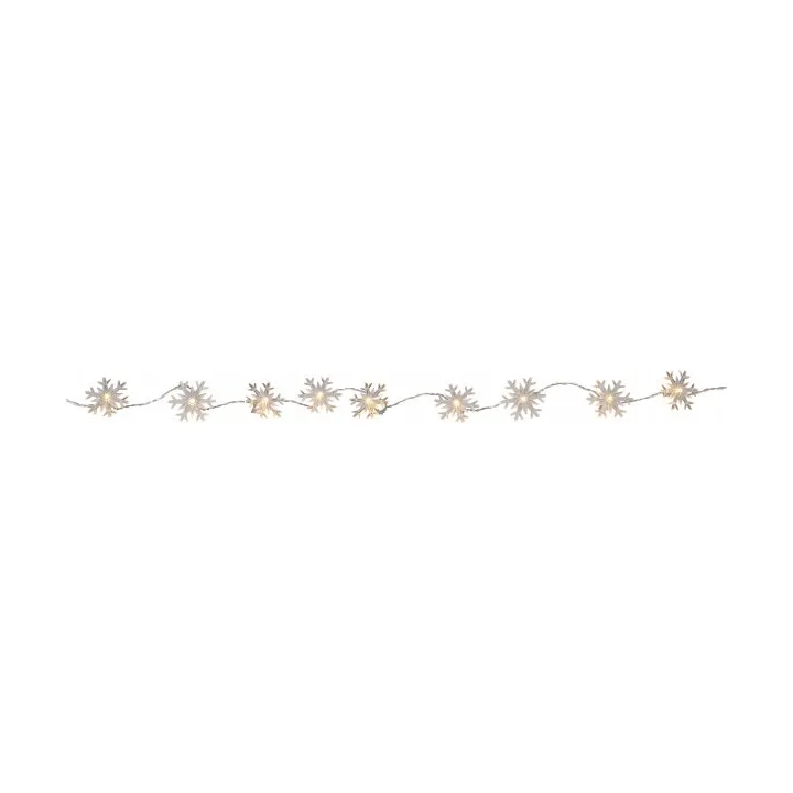 Izy light string snowflakes 1.35 cm, Transparent Star Trading