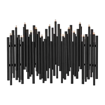 Note advent candle 25x35 cm - Black - Star Trading