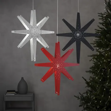 Tall advent star 60x70 cm - graphite grey - Star Trading