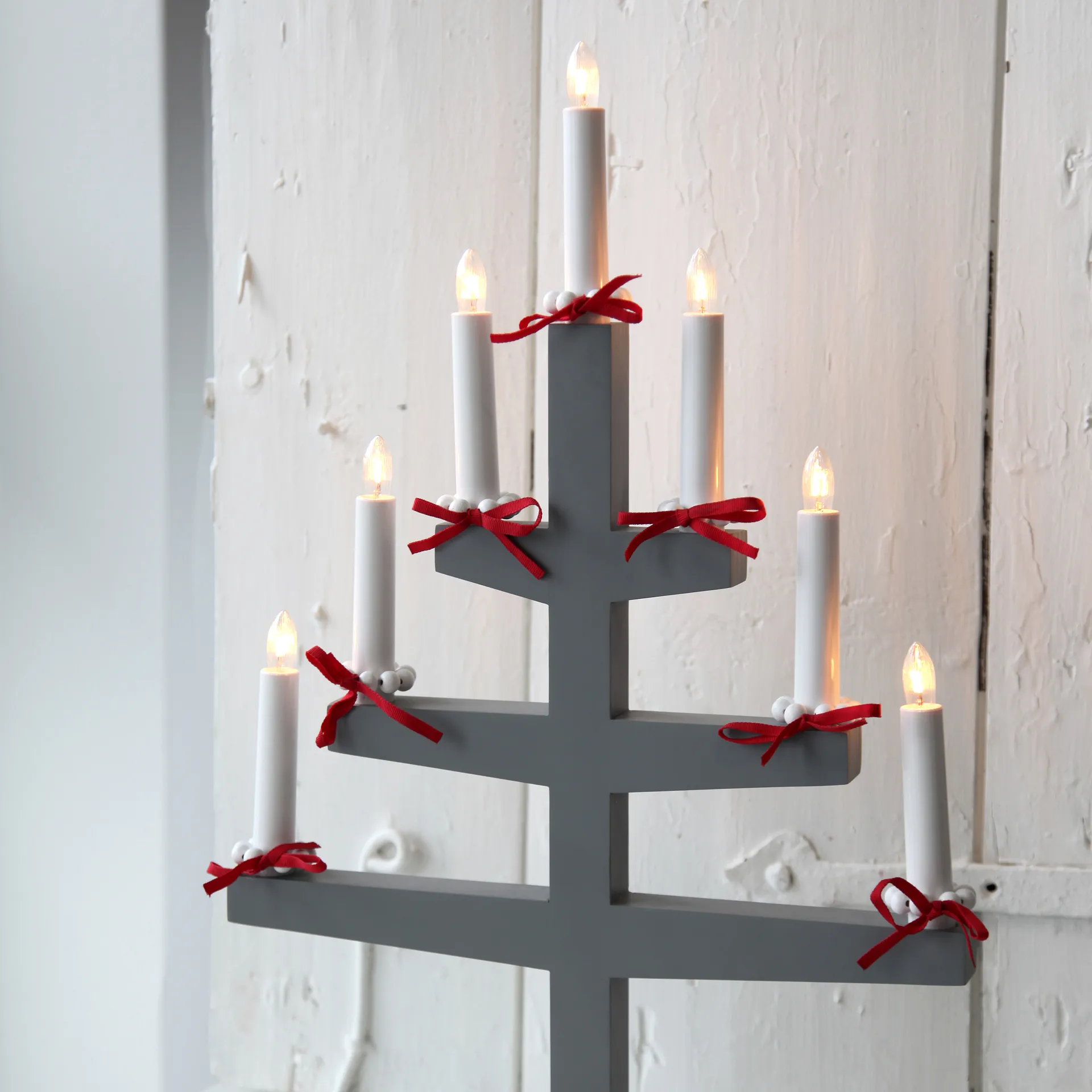 Trapp advent candle arch 54 cm, grey Star Trading