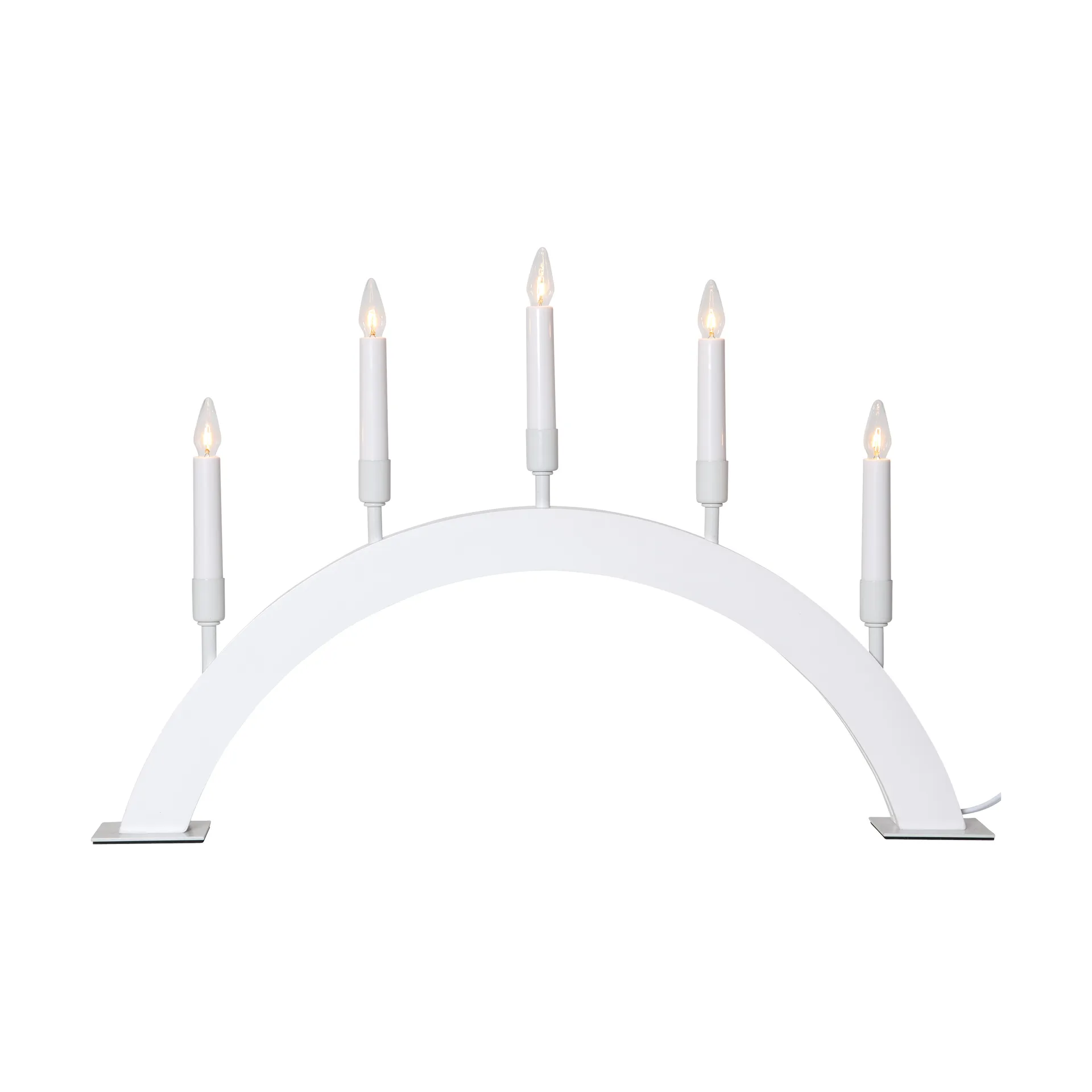 Vind båge advent candlestick, White Star Trading