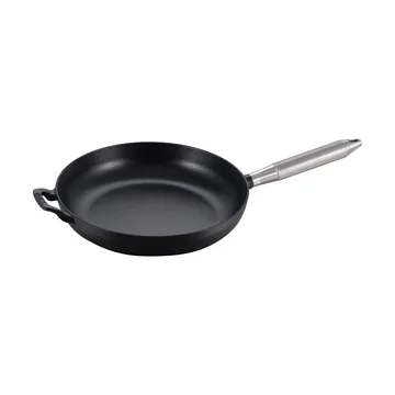 Buster & Punch cast iron frying pan black Ø28 cm - Steel handle - STAUB