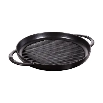 Staub Pure cast iron grill pan round black - Ø30 cm - STAUB