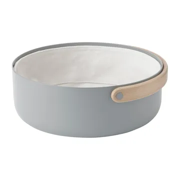 Emma bread basket with handle Ø23 cm - Grey-book - Stelton
