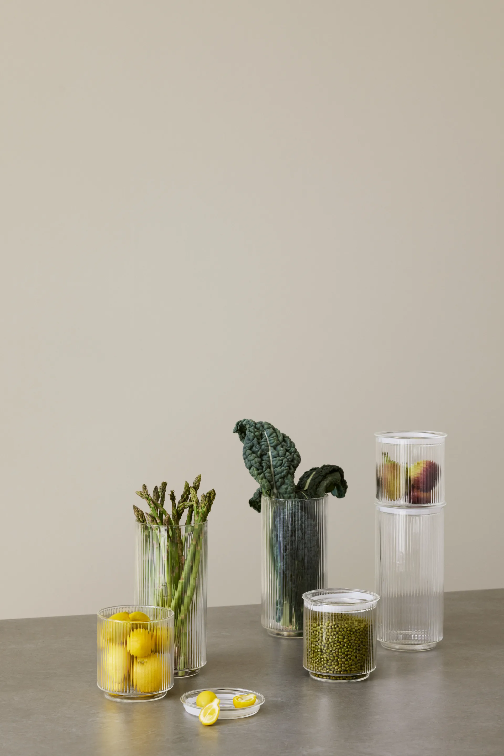 Pilastro storage jar clear, 0.6 L Stelton