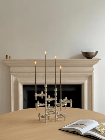 STOFF Nagel BMF candle holder - Chrome - STOFF Nagel