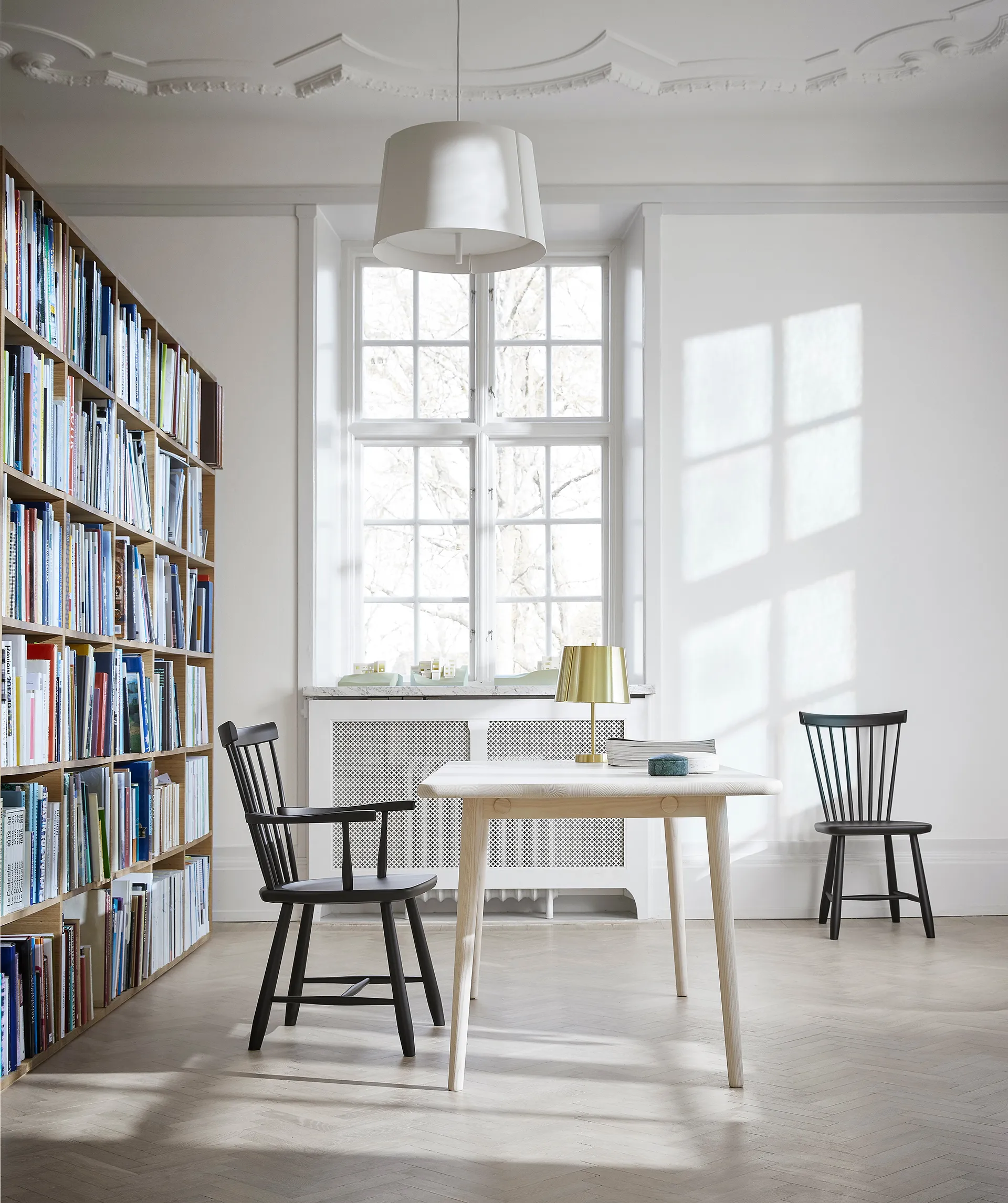 Lilla Åland armchair, Dawn blue (beech) Stolab