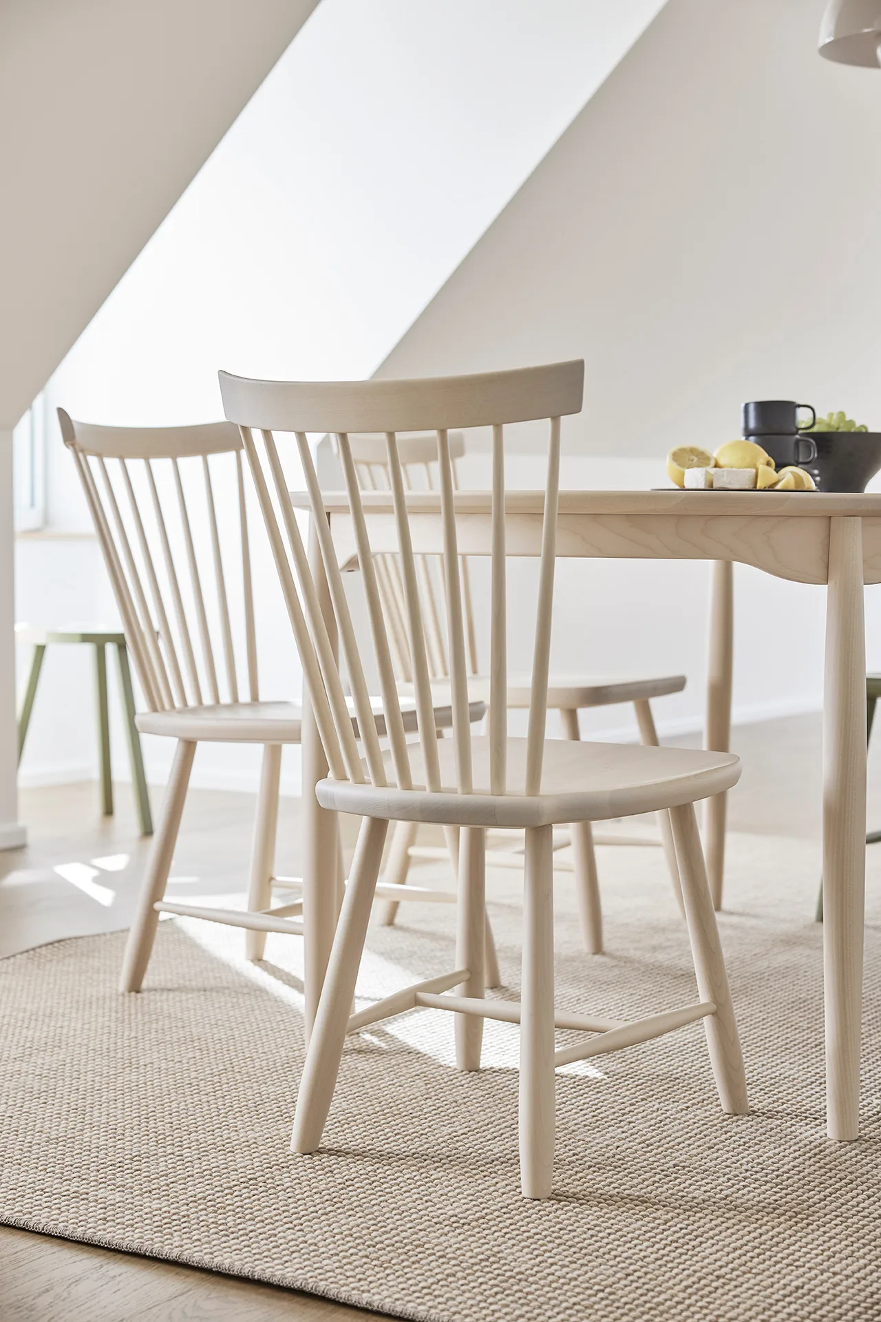Lilla Åland chair, Forest green (oak) Stolab