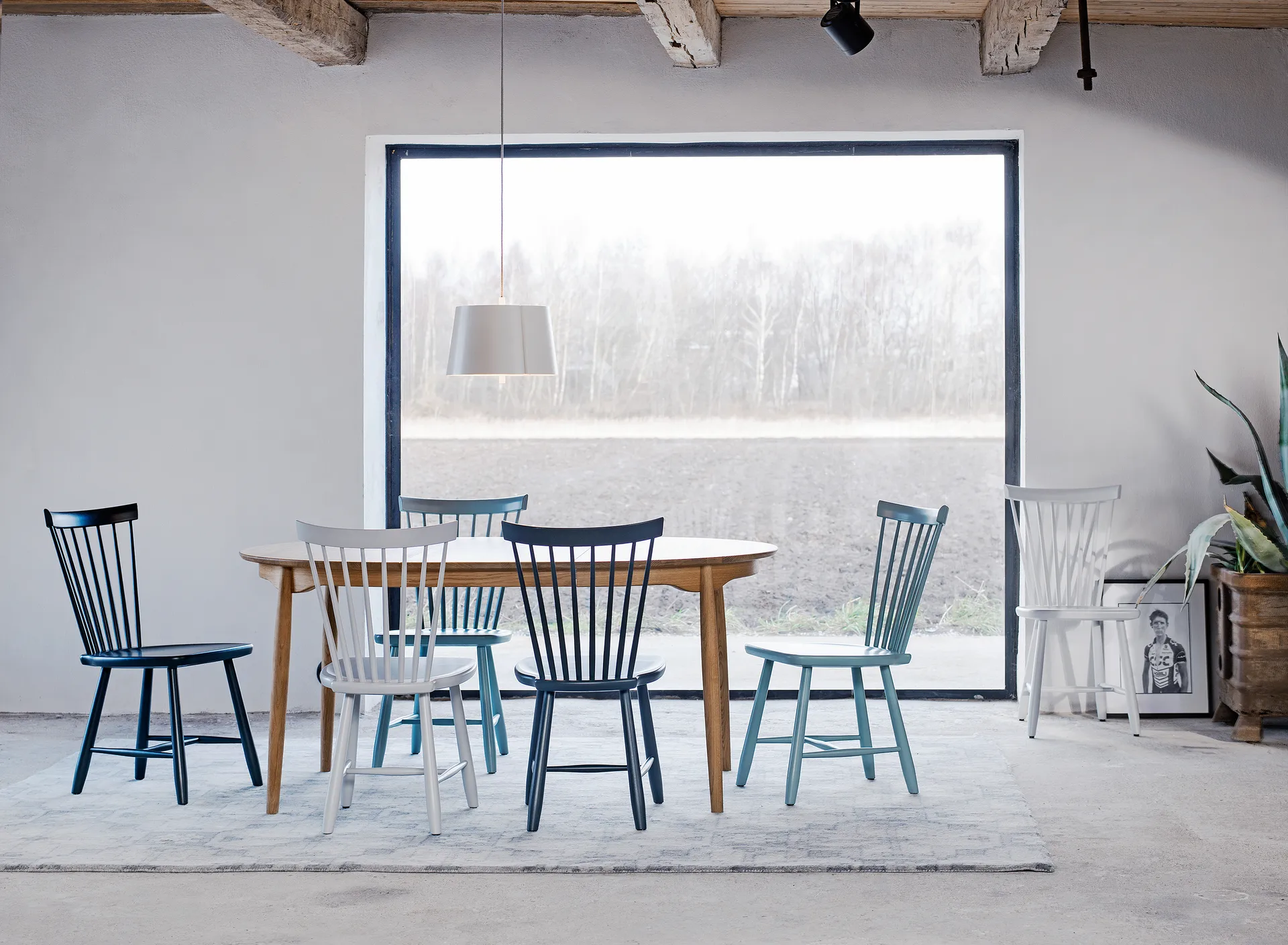 Lilla Åland chair, Forest green (oak) Stolab