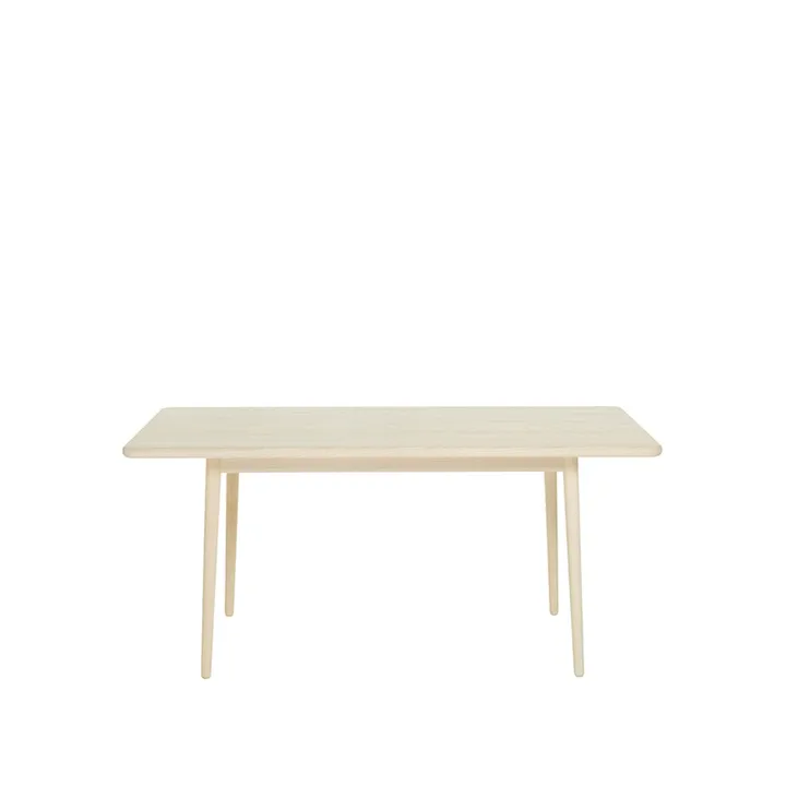 Miss Holly dining table. 175x100 cm - Birch light matt lacquer. 1 insert - Stolab