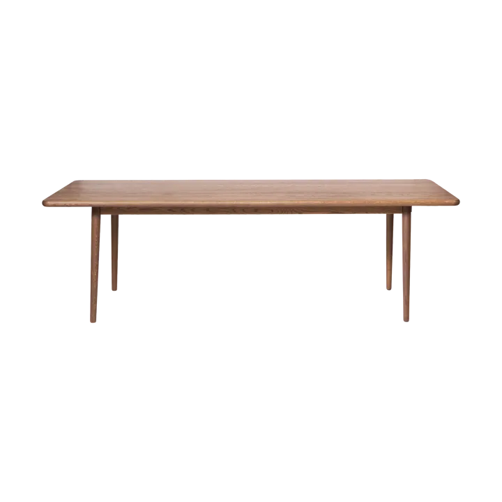 Miss Holly table Special Edition 235x82 cm + 1 extension piece 50 cm - Oak Chocolat Oil - Stolab