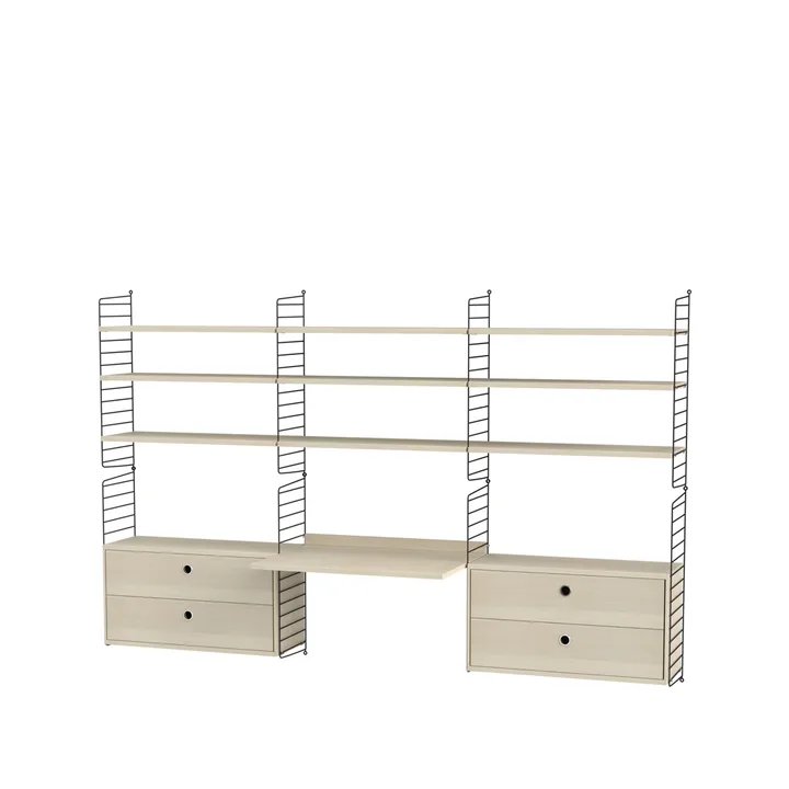 String bedroom ash & black - Combination F - String