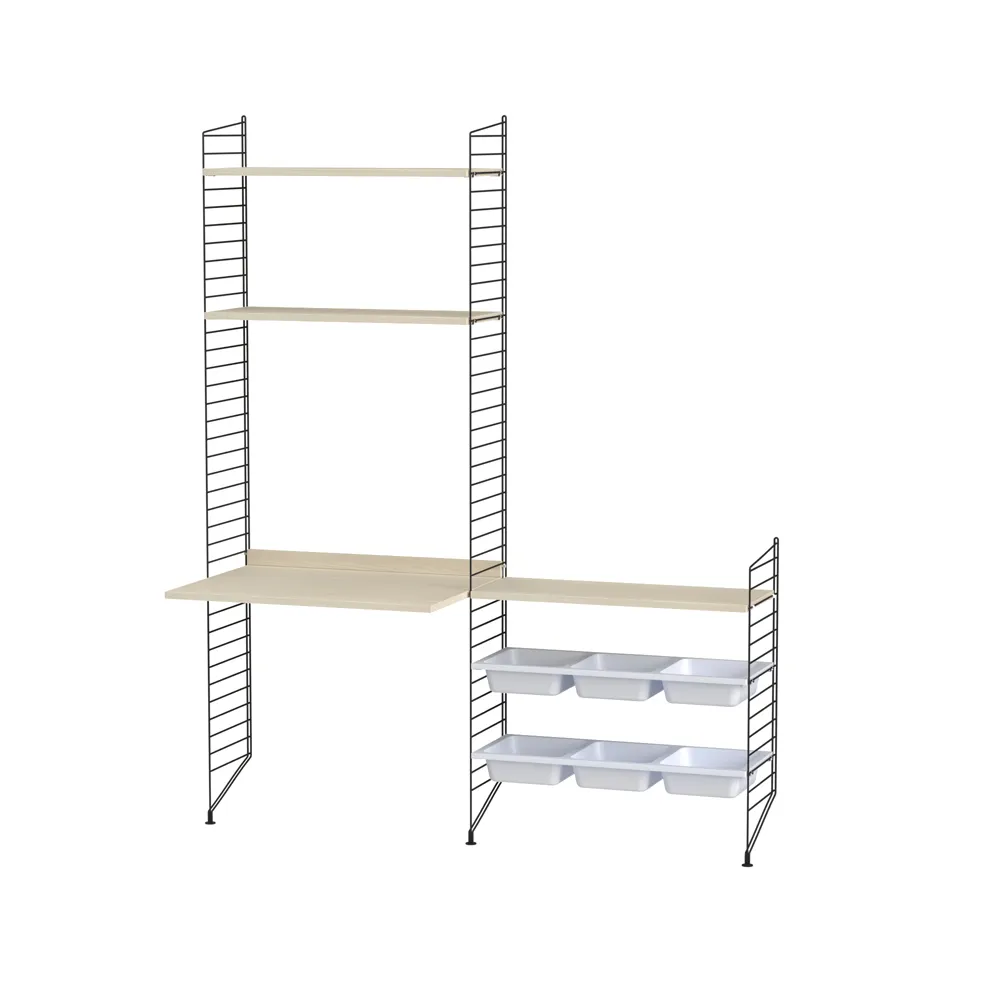 String children's room ash & black - Combination E String