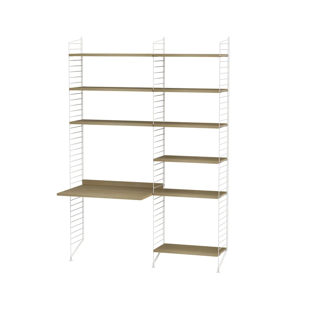 String children's room oak & white - Combination D String