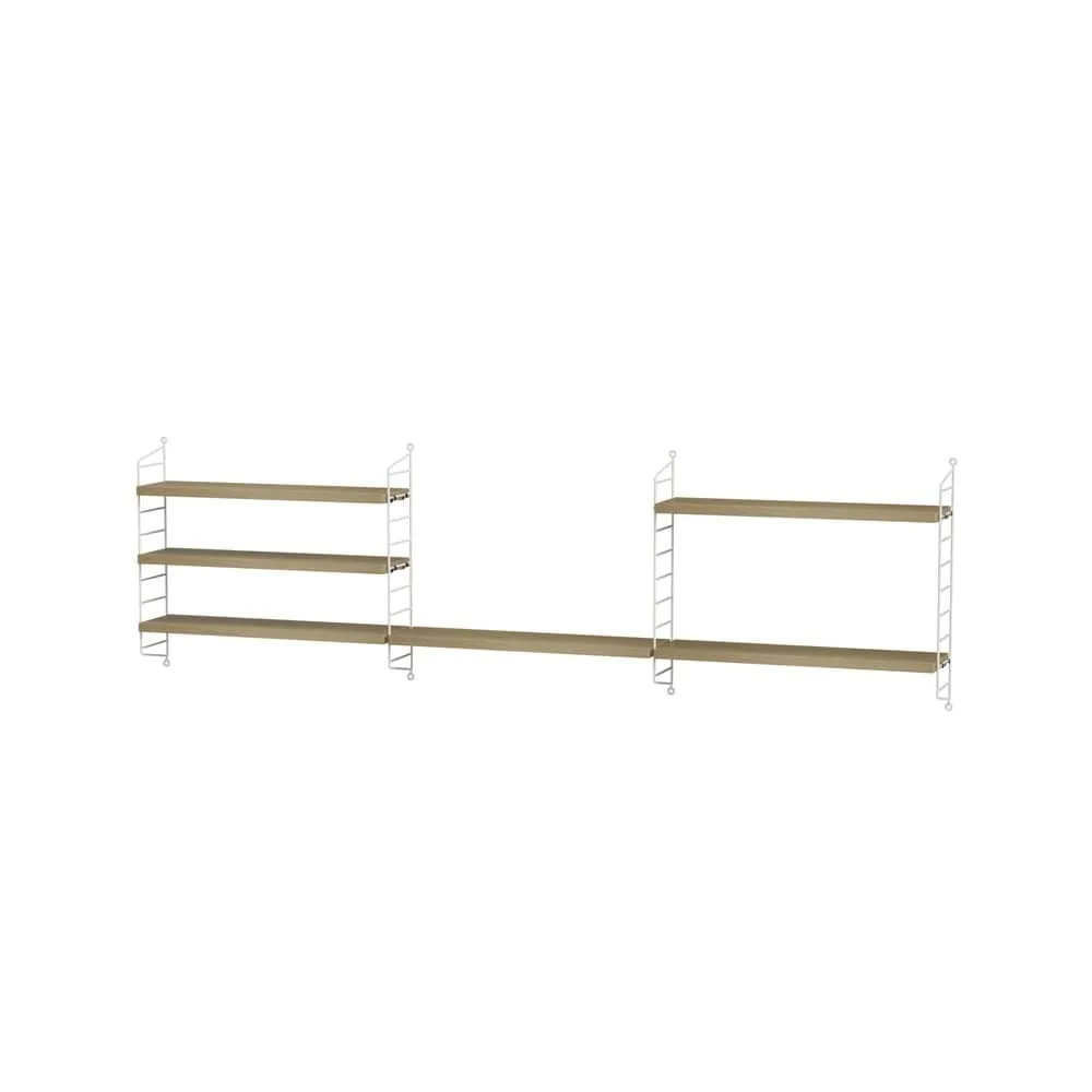 String children's room oak & white - Combination H String