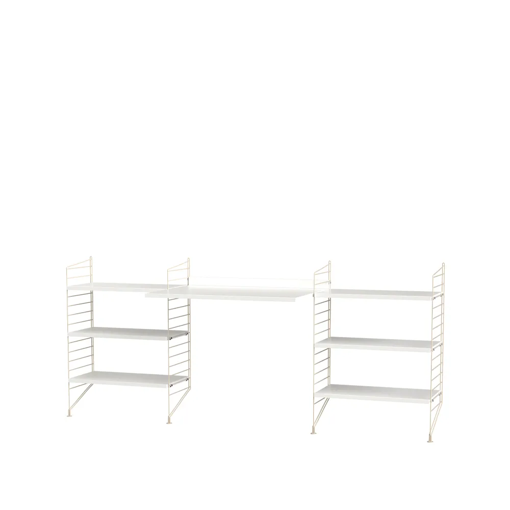 String children's room white & beige - Combination D,  String