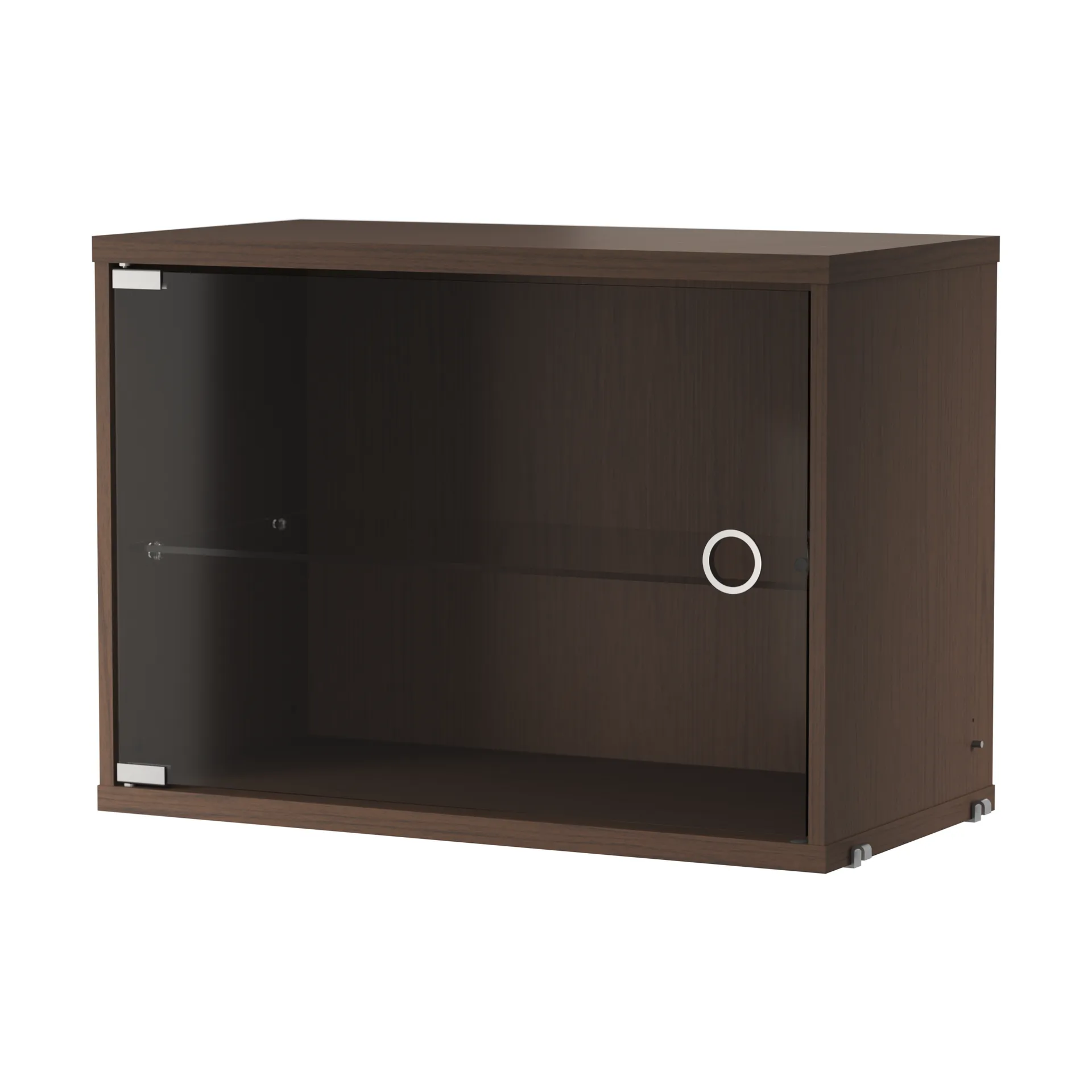 String display cabinet, Dark oak, 58x30 cm String