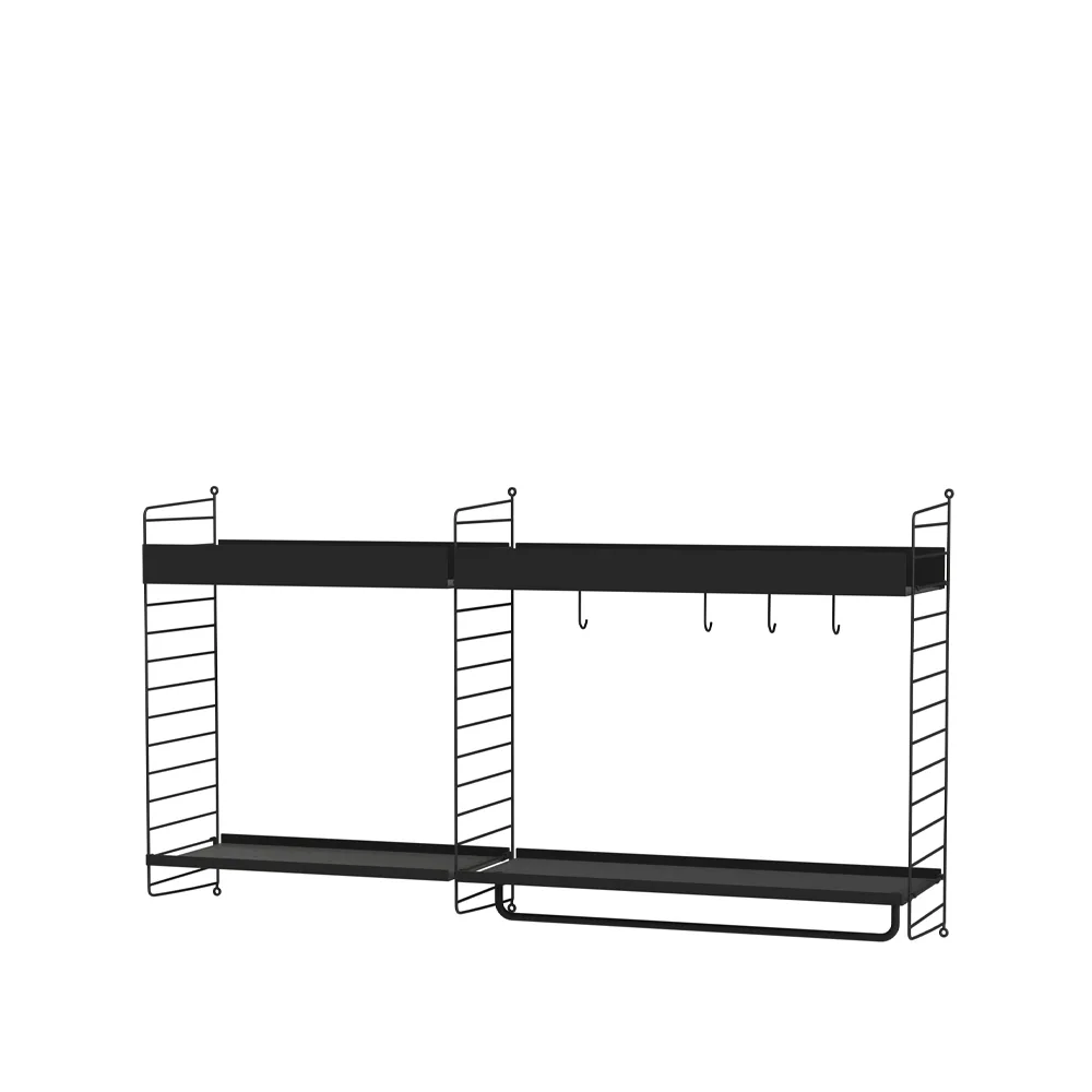 String kitchen black - Combination A,  String