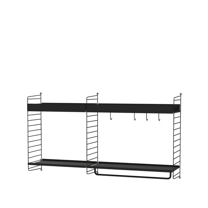 String kitchen black - Combination A - String