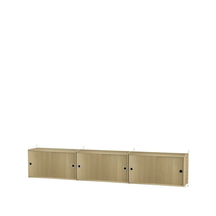 String living room oak & beige - Combination D - String