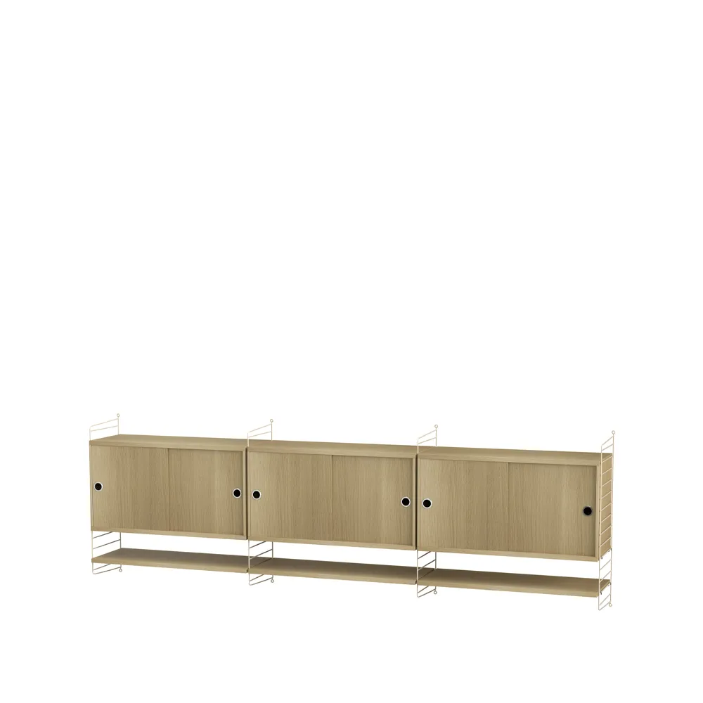 String living room oak & beige - Combination E String