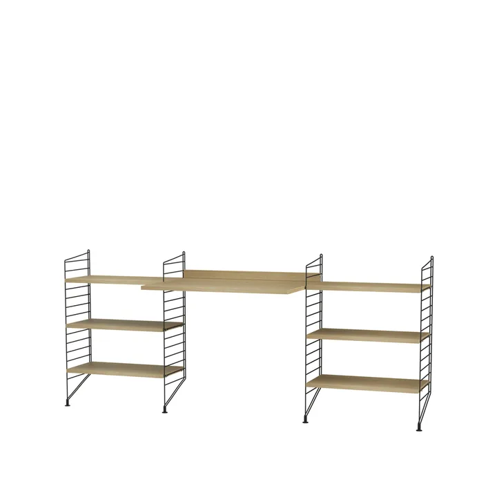 String living room oak & black - Combination D - String