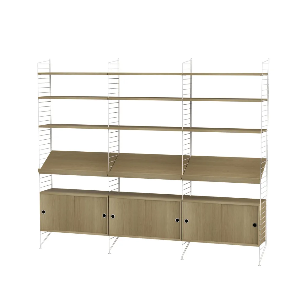 String living room oak & white - Combination G String