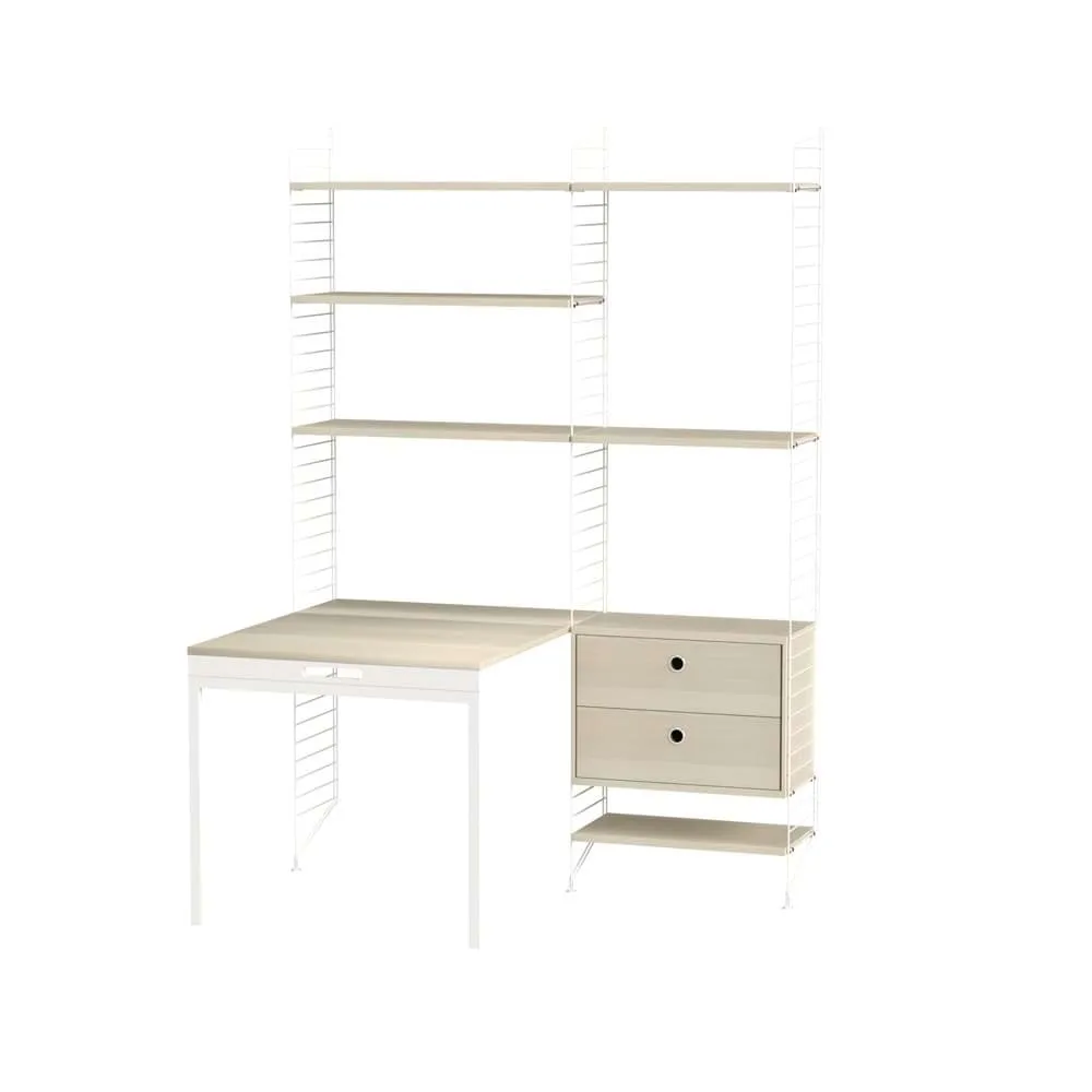 String office ash & white - Combination E String