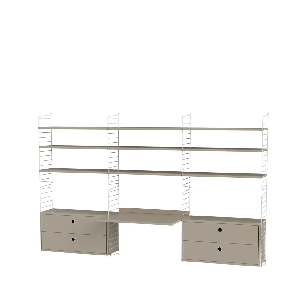 String office beige & white - Combination F,  String